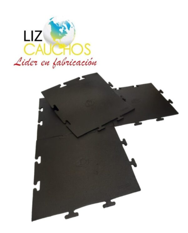 Piso de gimnasio en caucho